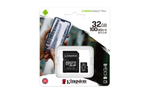 Kingston Canvas Select Plus microSD - 32GB – met adaptor